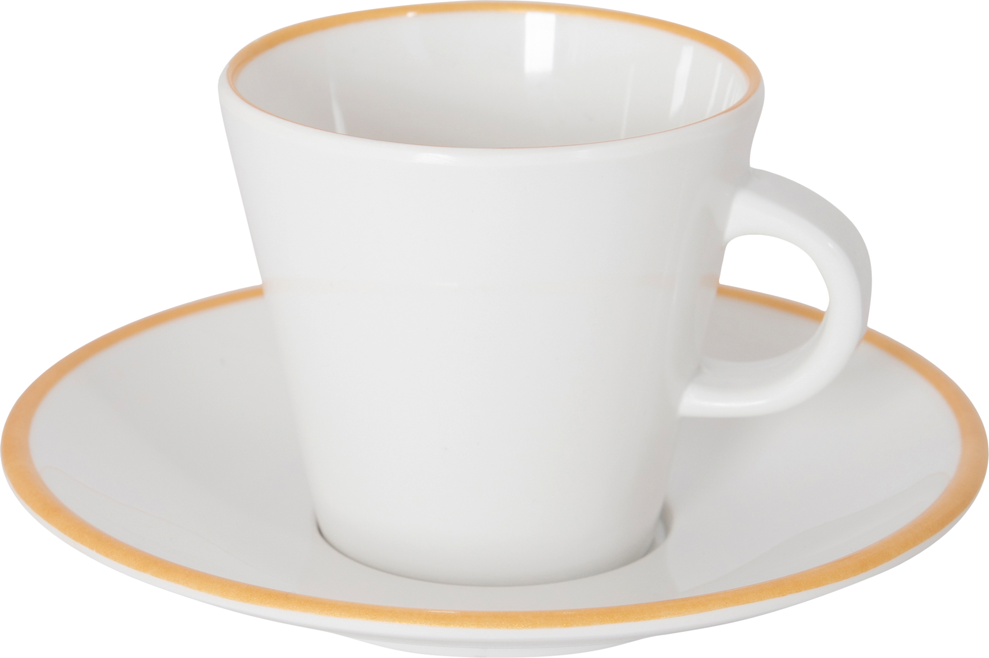 Espresso sett Linea Line gold 85 ml melamin Gimex forfra