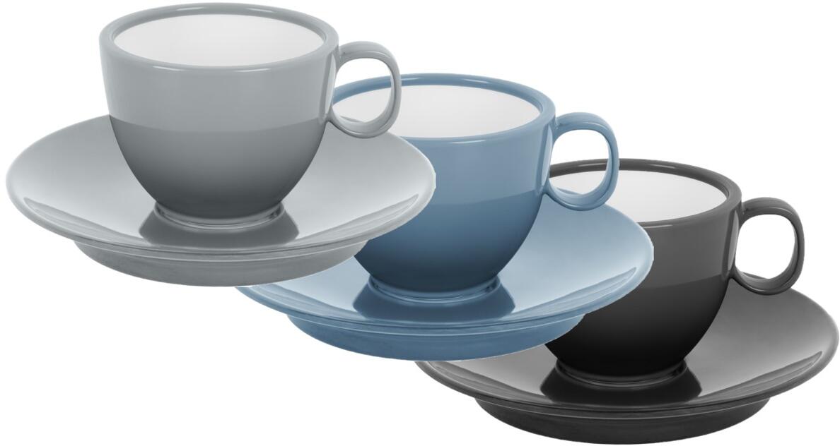 Espresso skål med antiskli 2-pakning ABS - Brunner forfra