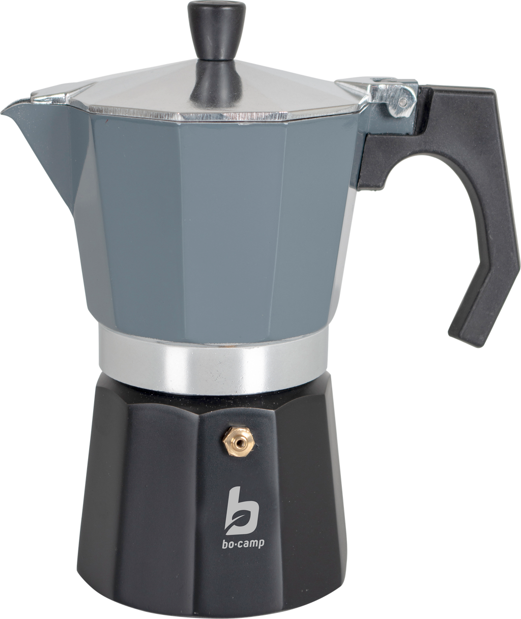 Espressokoker aluminium 6 kopper 350 g - Bo-Camp forfra