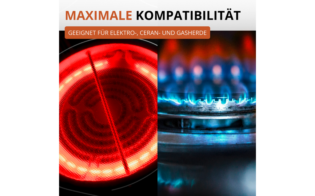 Montert Espressokoker Brasilia aluminium på kokeplate