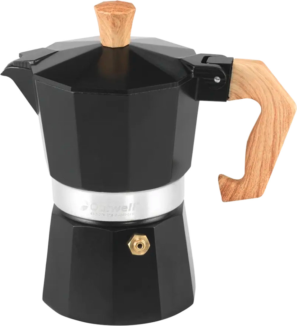 Espressokoker Brew aluminium 2 kopper forfra