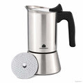 Espressokoker rustfritt stål 4 kopper 200 ml med reduksjonssi Groenenberg
