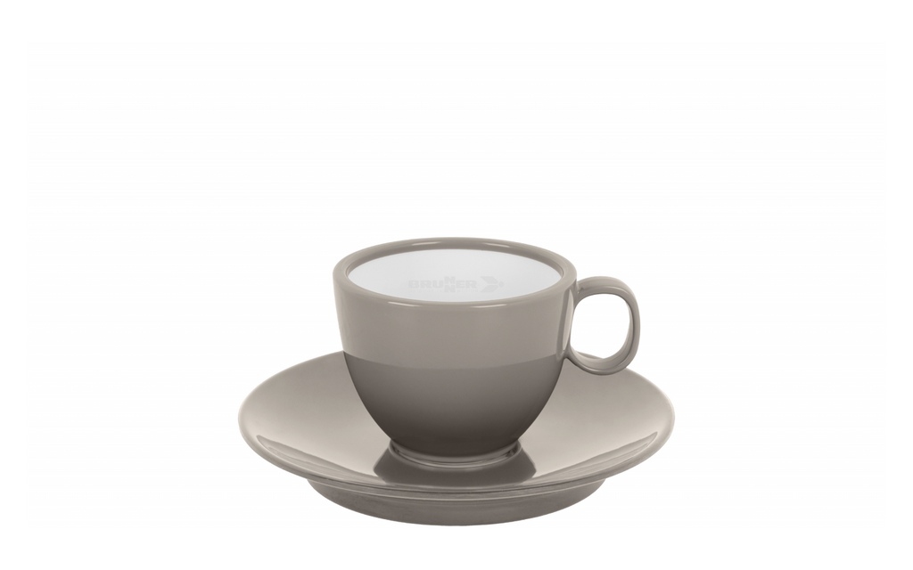 Espressokopper sett 2 stk med sklisikre skåler Resylin - Brunner bakside