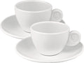 Espressokopper Solid Line 2-pk melamin med skåler Edelweiss Gimex forfra