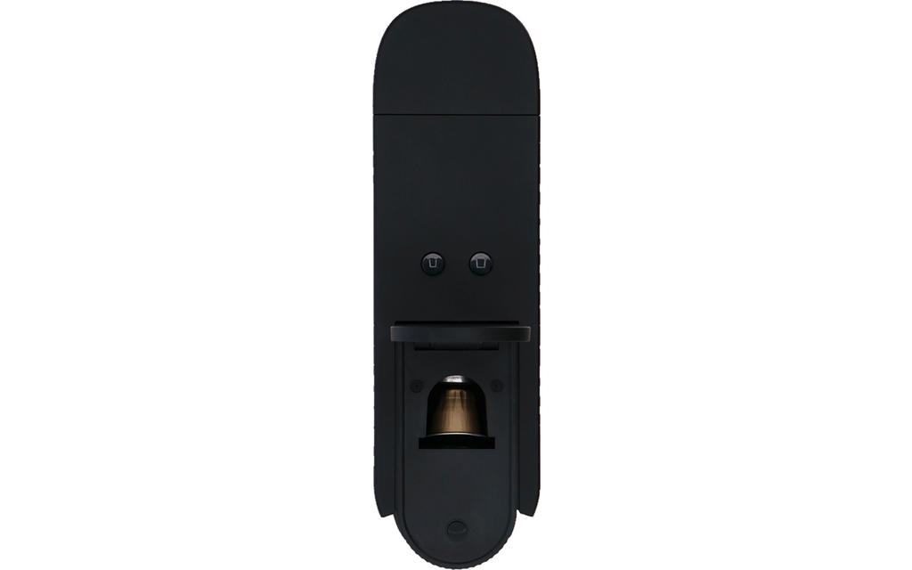 Espressomaskin ME-100 Nespresso-kompatibel detalj av kapselskuff