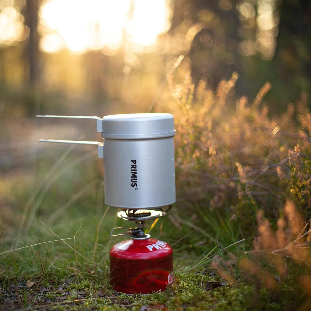 Essential Trek Pot gryte med stekepanne 1 liter aluminium sammenpakket