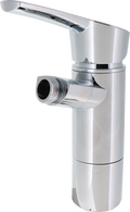 Ettgreps blandebatteri COMO med dusjtilkobling 1/2" 17 cm i mattschwarz