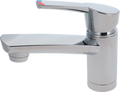Ettgreps blandebatteri COMO Kompakt 12 cm 360° i mattschwarz sett forfra
