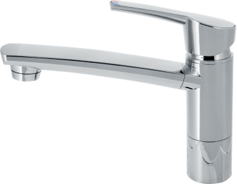 Ettgreps blandebatteri COMO krom 17 cm med 360° svingbar tut