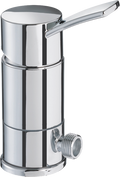 Ettgreps blandebatteri Contur E keramisk overbenk 117 mm krom fra Reich