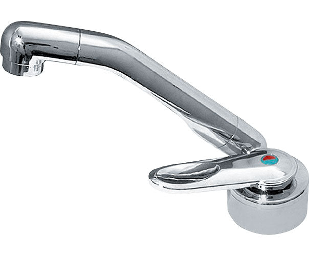 Ettgreps blandebatteri Florenz krom med mikrobryter 6 A - Comet for campingvogn
