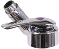 Ettgreps blandebatteri keramisk Twist AT med bryter 40 mm - Reich forside
