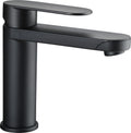 Ettgreps blandebatteri Linnea svart matt med bryter 50 mm for campingvogn