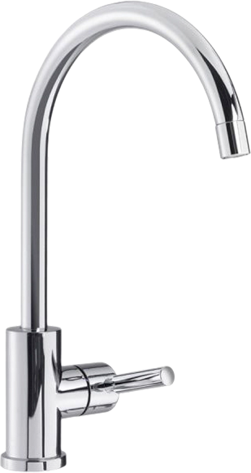 Ettgreps blandebatteri Trend S krom svingbar 360° fra front