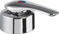 Ettgreps blandebatteri Twist keramisk underbenk 33mm fra fronten