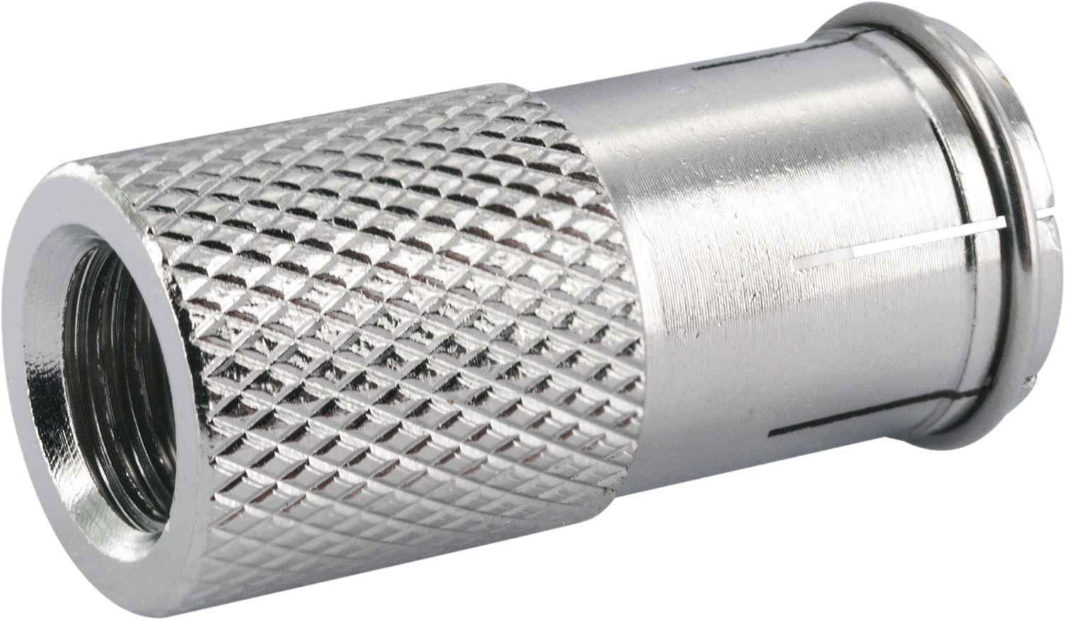 F-Quick skrukontakt Ø 7 mm for koaksialkabel 2 stk - Schwaiger fra siden