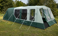 Familietelt Ascension FTX 401 for 4 personer med luftstenger - Dometic oppslått, sett forfra