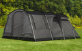 Familietelt Asmera 6 for 6 personer 520x380 cm 27,1 kg - sett forfra med åpent inngangsparti