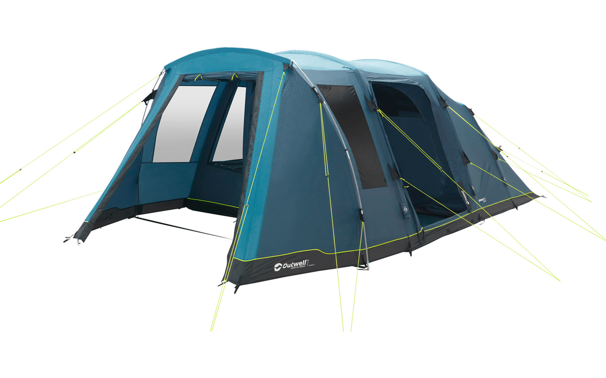 Familietelt Hornet 5 Air 5 personer luftstenger 20 kg - Outwell romslig oppholdsrom innvendig