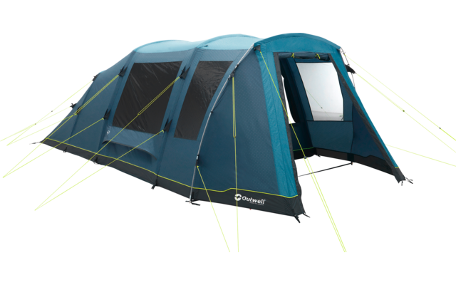Familietelt Hornet 5 Air 5 personer luftstenger 20 kg - Outwell sett fra siden med luftstenger
