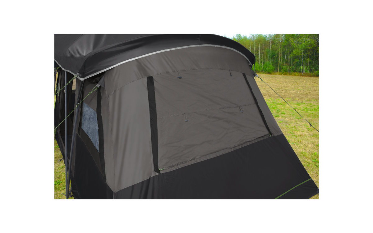 Familietelt Lagoon 4 for 4 personer 560x230x218 cm 2 soverom detalj av soverom med myggnetting