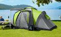 Familietelt Liberty 4 for 4 personer 470 x 235 cm 13,5 kg sett forfra med inngang og solseil