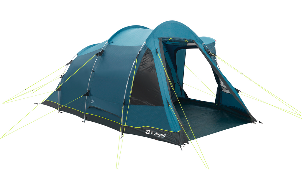 Familietelt Nevada 4 for 4 personer vannsøyle 3000 mm - Outwell sett bakfra