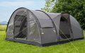 Familietelt Sierra 6 for 6 personer 480x380 cm 19,9 kg - oppslått sett forfra