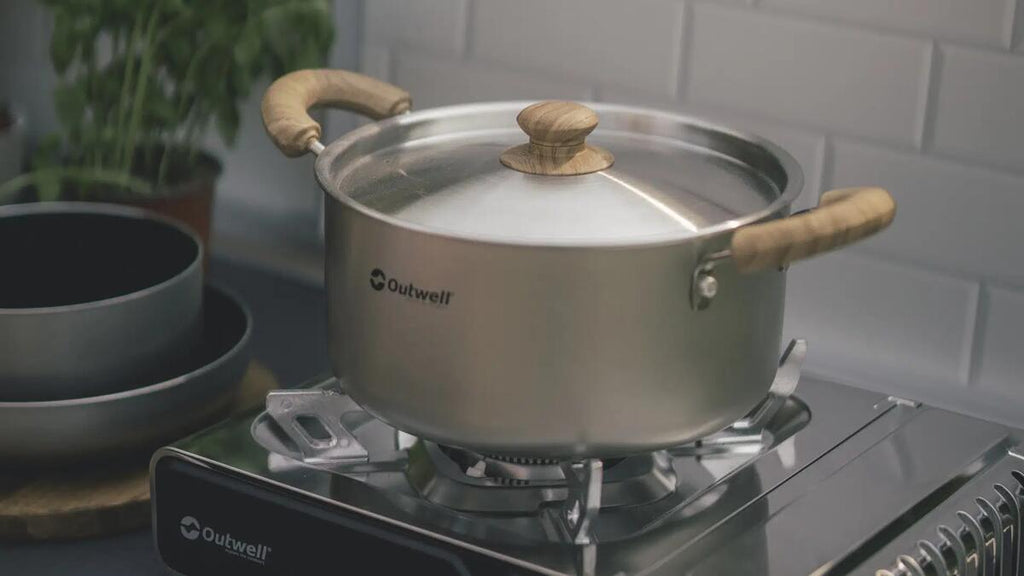 Feast Ceramic campinggryte 3 l med keramisk belegg med lokk