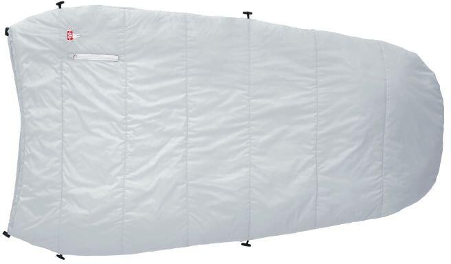 Feater Light oppvarmbart sovepose-innlegg 130x80 cm - Grüezi-Bag forfra
