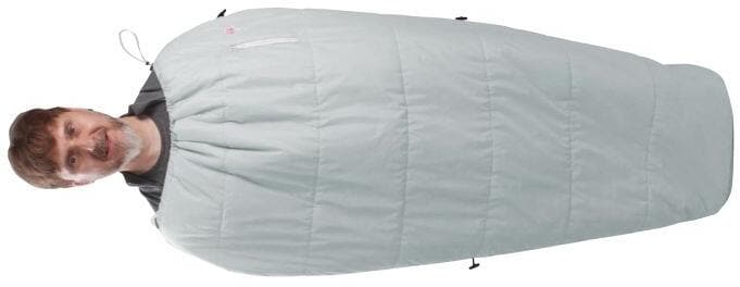 Feater Light oppvarmbart sovepose-innlegg 130x80 cm - Grüezi-Bag bakside