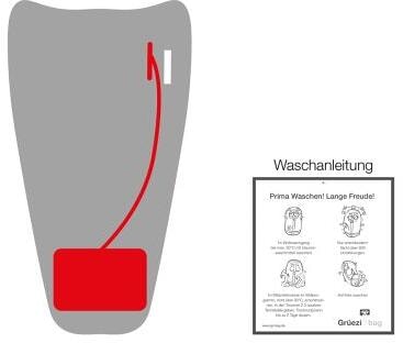 Pakking av Feater Light oppvarmbart sovepose-innlegg 130x80 cm - Grüezi-Bag