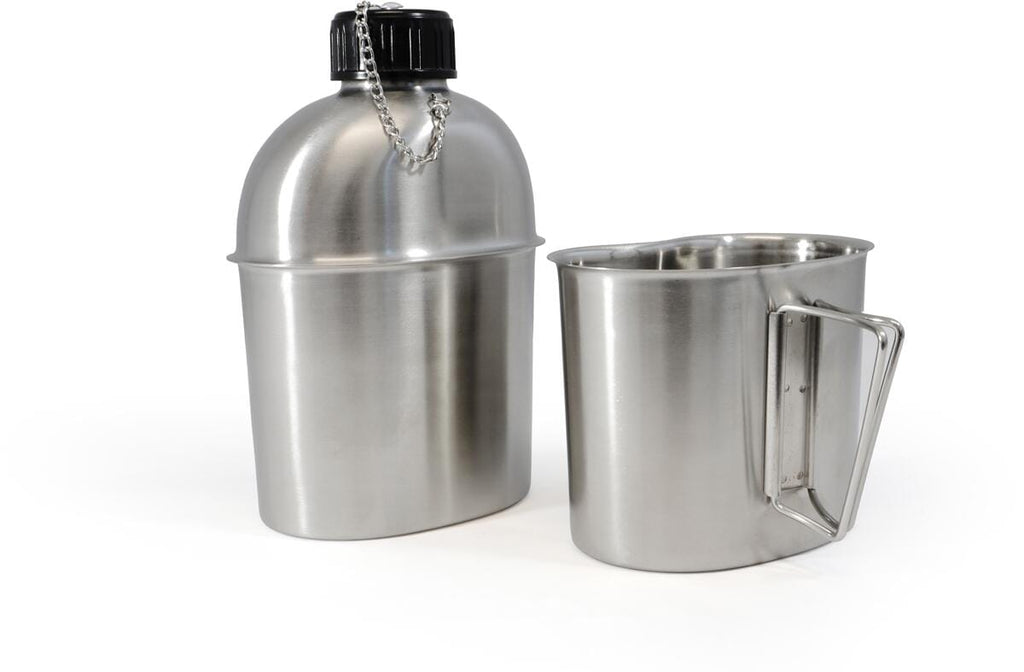 Feltflaske i rustfritt stål 1200 ml med kopp 800 ml - Origin Outdoors forfra
