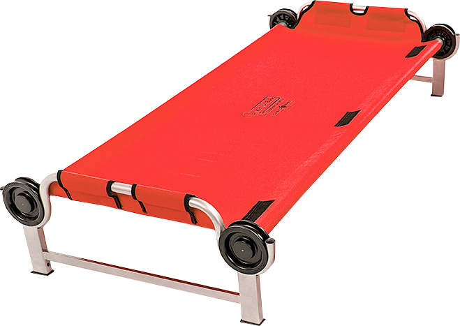 Feltseng Kid-O-Bed for barn 164x82,5 cm rød forfra