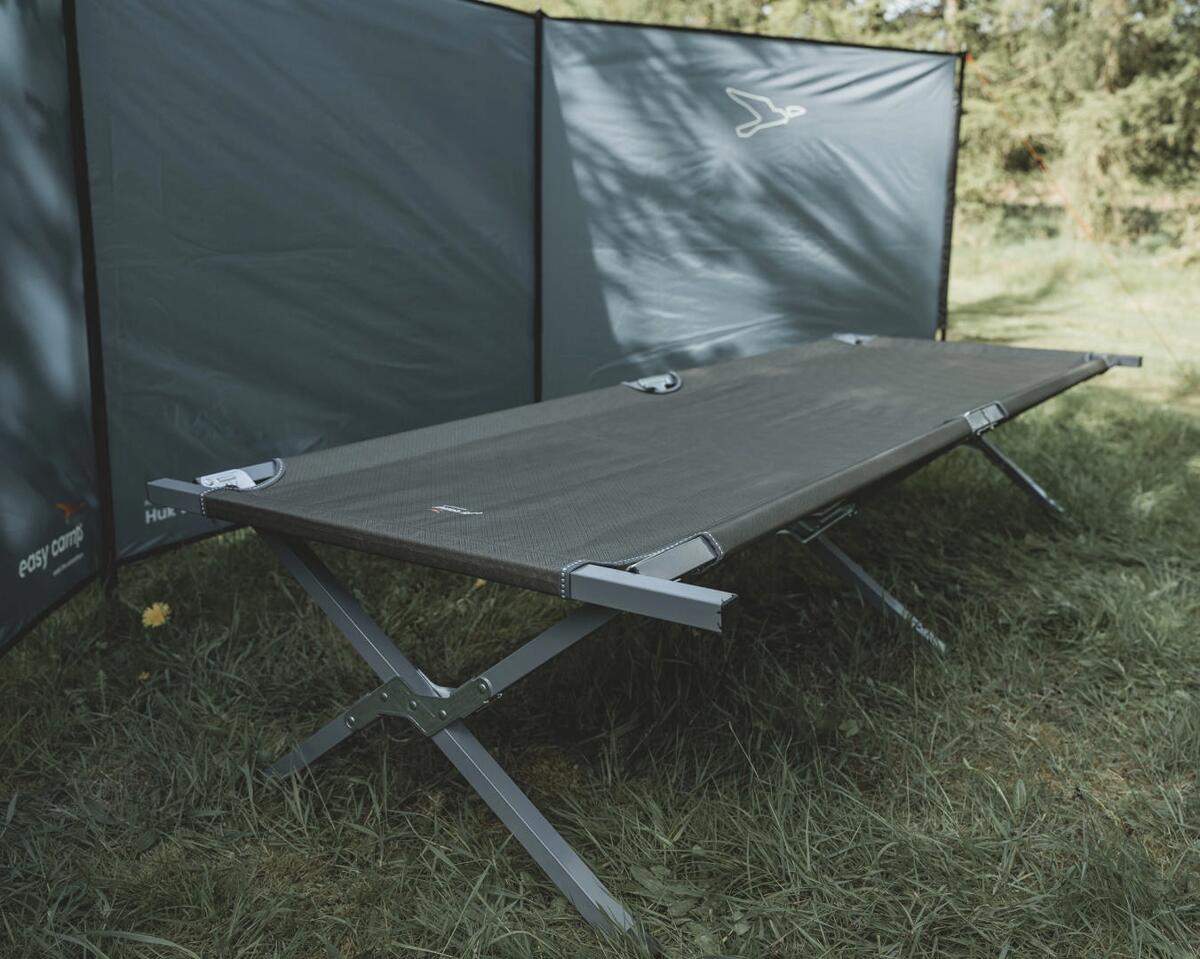Feltseng Larch sammenleggbar 190x72,5 cm nærbilde av tekstilmateriale