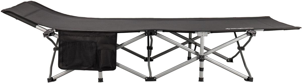 Feltseng XL 208x75cm, stål/aluminium, 200 kg kapasitet bakside