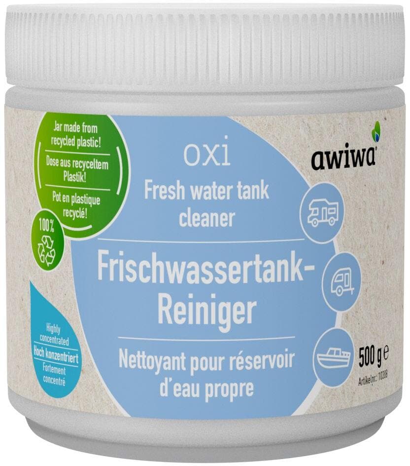 Ferskvannstank-renser pulver 500 g uten etterskylling - Awiwa Oxi forfra