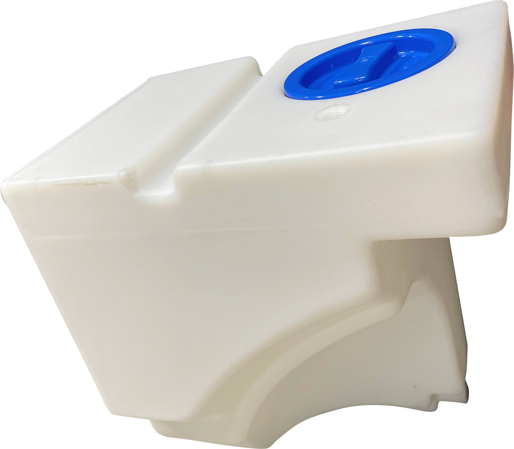 Ferskvannstank for VW T5/T6 polyetylen 28 liter forfra
