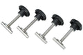 Festebraketter for seteskinner VW T5/T6/T6.1 4 stk BusBoxx forfra