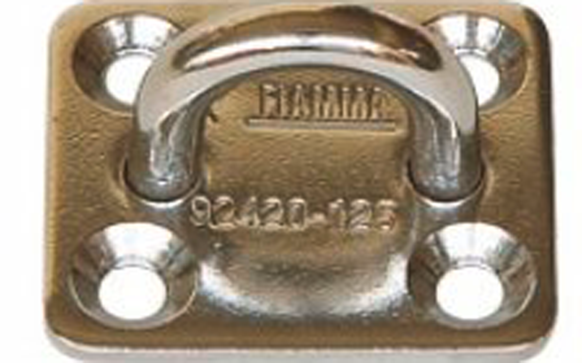 Festekroker i rustfritt stål 4-pakning 3,5x2x3 cm - Fiamma forfra