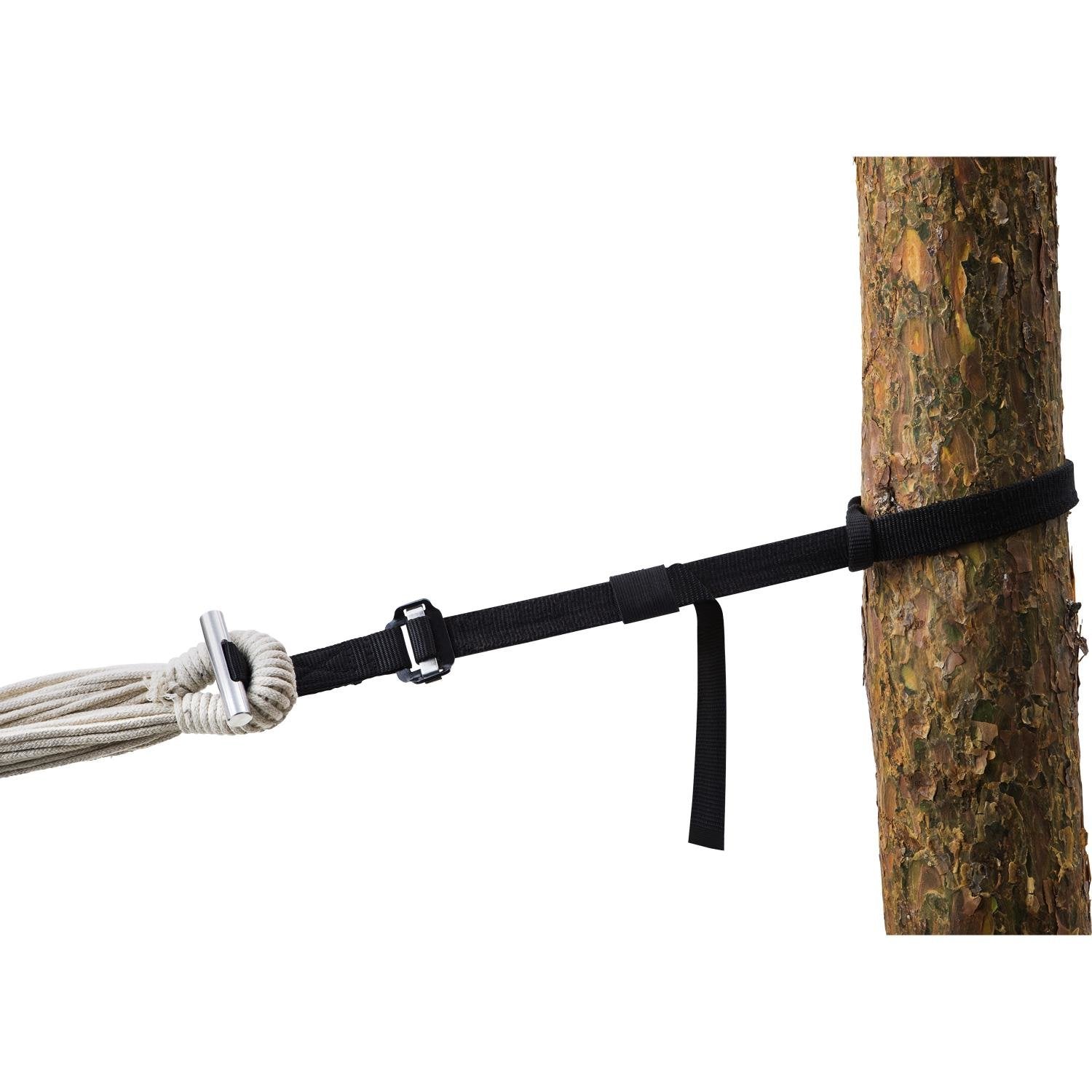 Festestropper for hengekøye 2-pk justerbar 15-220 cm - Amazonas montert på tre