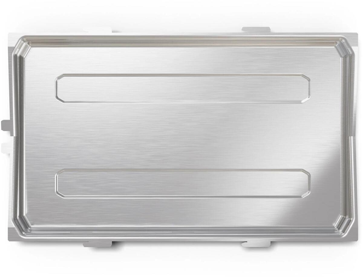 Baksiden av Fettoppsamlerskål Pool i rustfritt stål for grill - Skotti