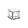 Fiamma ZIP 300 Privacy Room fortelt detalj av opp-rullbart vindu