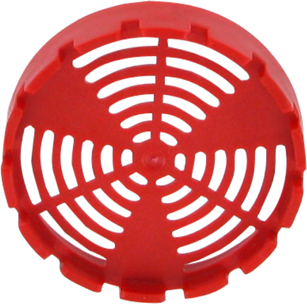 Filter for dykkvannpumpe OCEAN/OCEAN-PLUS rød montert