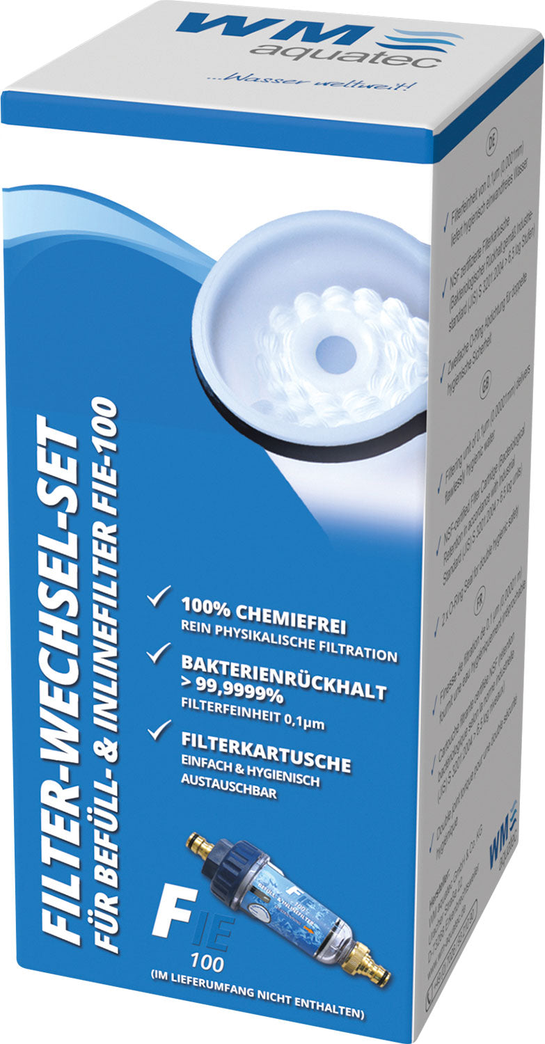 Filterbyttesett for inlinefilter FIE-100, 2000-5000 l fra WM Aquatec