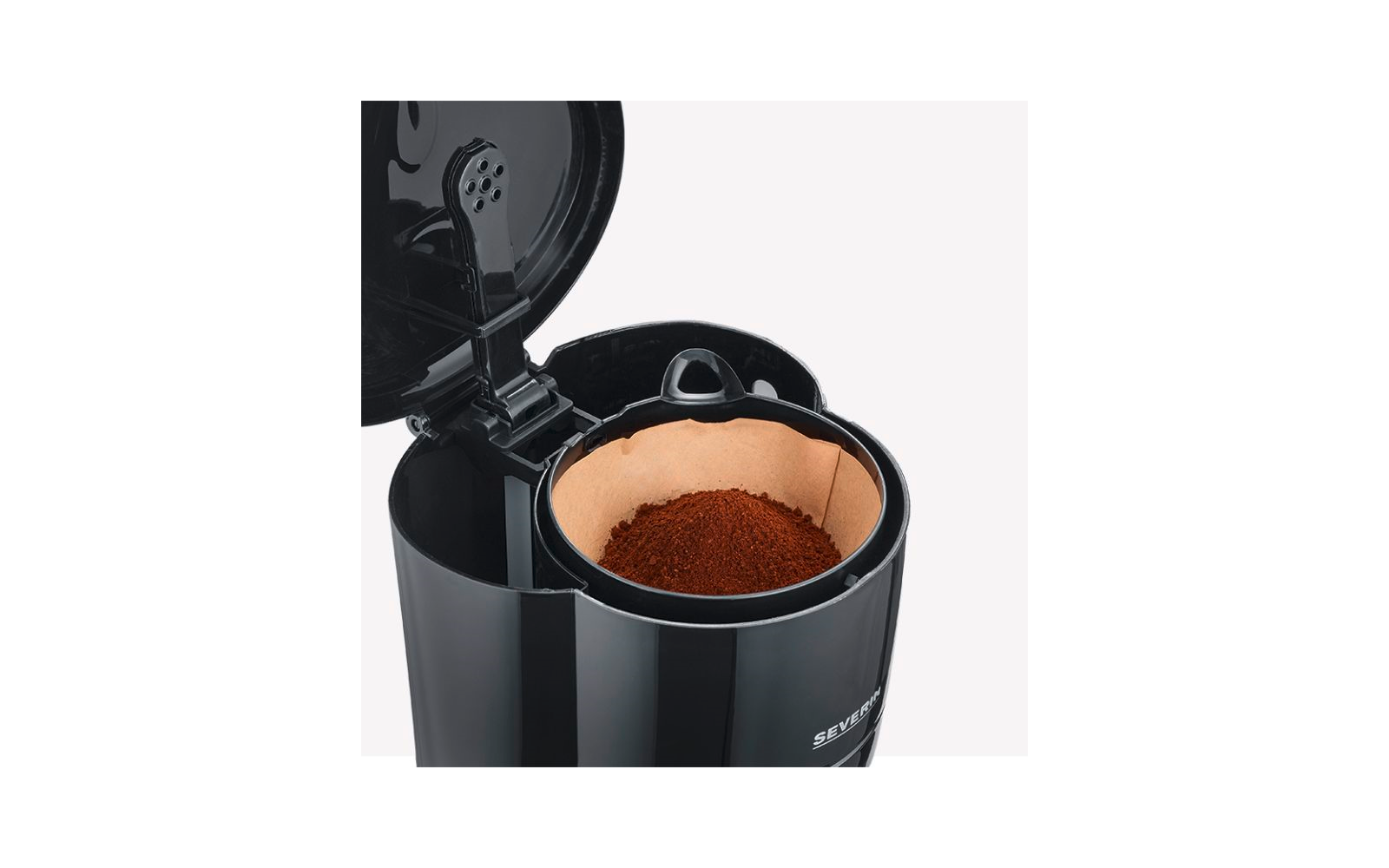 Filterkaffemaskin KA 4320 900 W opptil 10 kopper svart nærbilde kontrollpanel