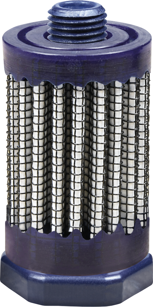 Filterpatron for Caramatic ConnectClean gassfilter fra GOK forfra