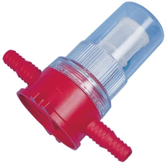 Finfilter med siktglass for vannpumpe fra Keller front