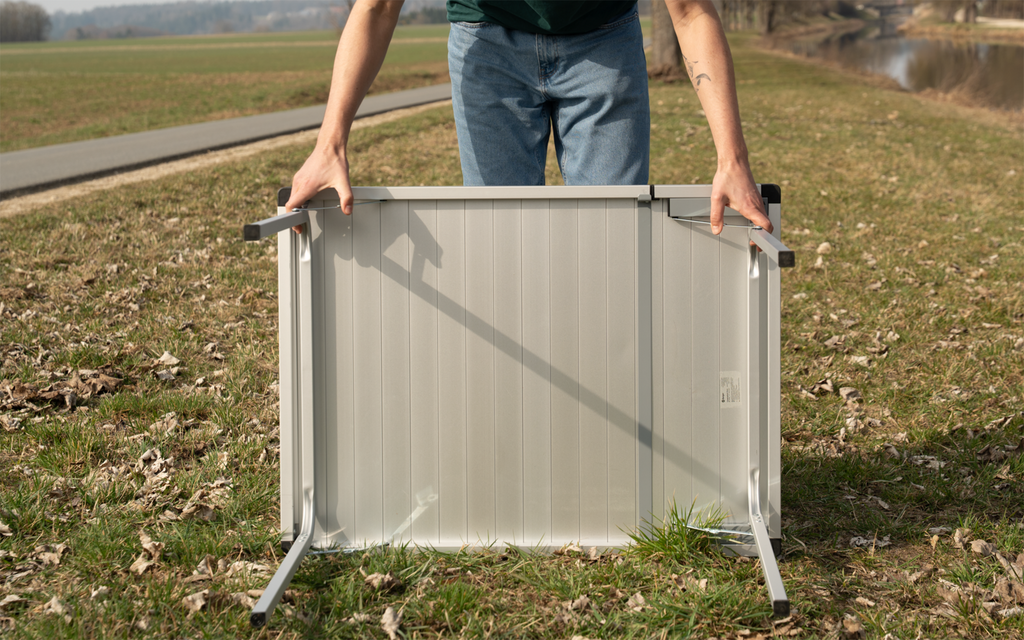 Fiora campingbord uttrekkbart 96-127 x 70 cm, 4-6 pers.