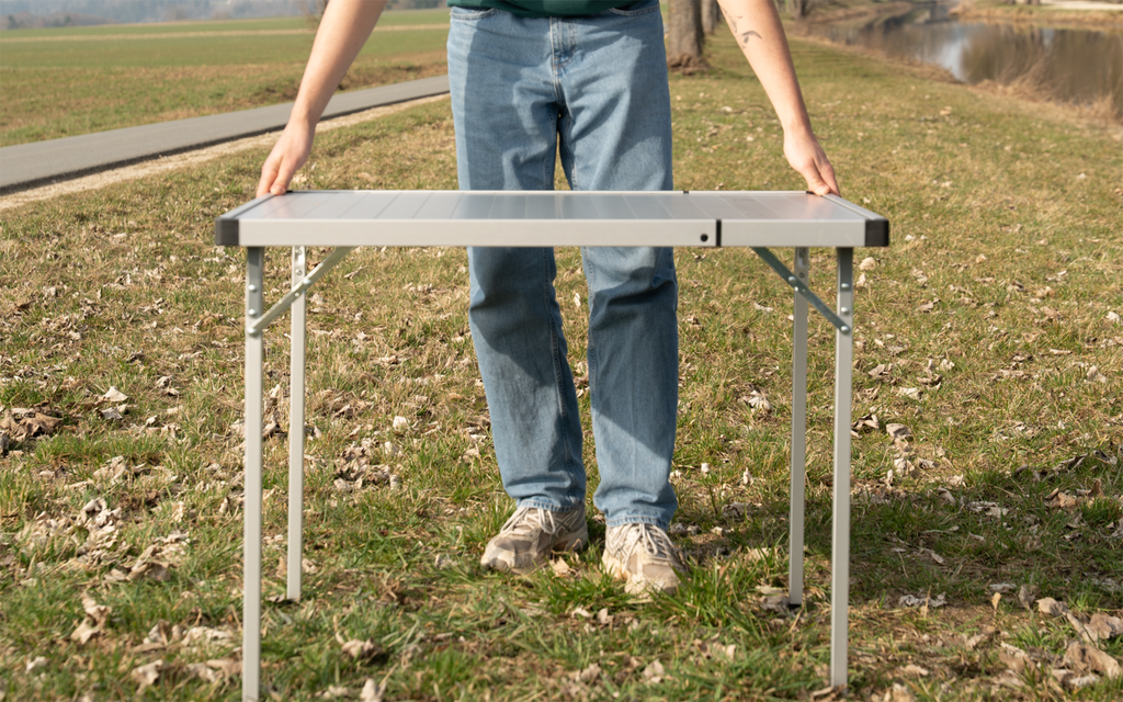 Fiora campingbord uttrekkbart 96-127 x 70 cm, 4-6 pers.
